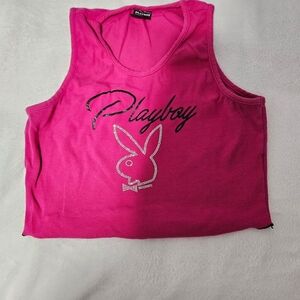 Playboy Pink Tank Top